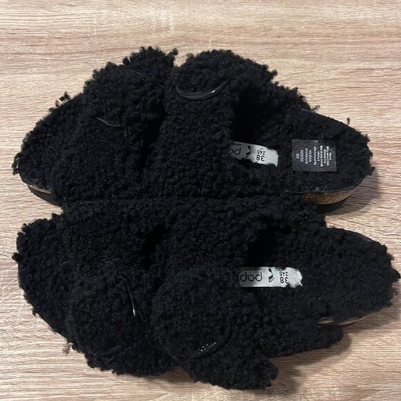 New Papillo by Birkenstock Arizona Big Buckle Genuine Shearling Slide s… - Picture 3 of 7